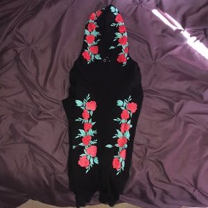 Rosé Floral Hoodie